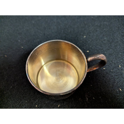 Vintage Oneida Silversmiths Silver Plated Child's Cup Baby Mug