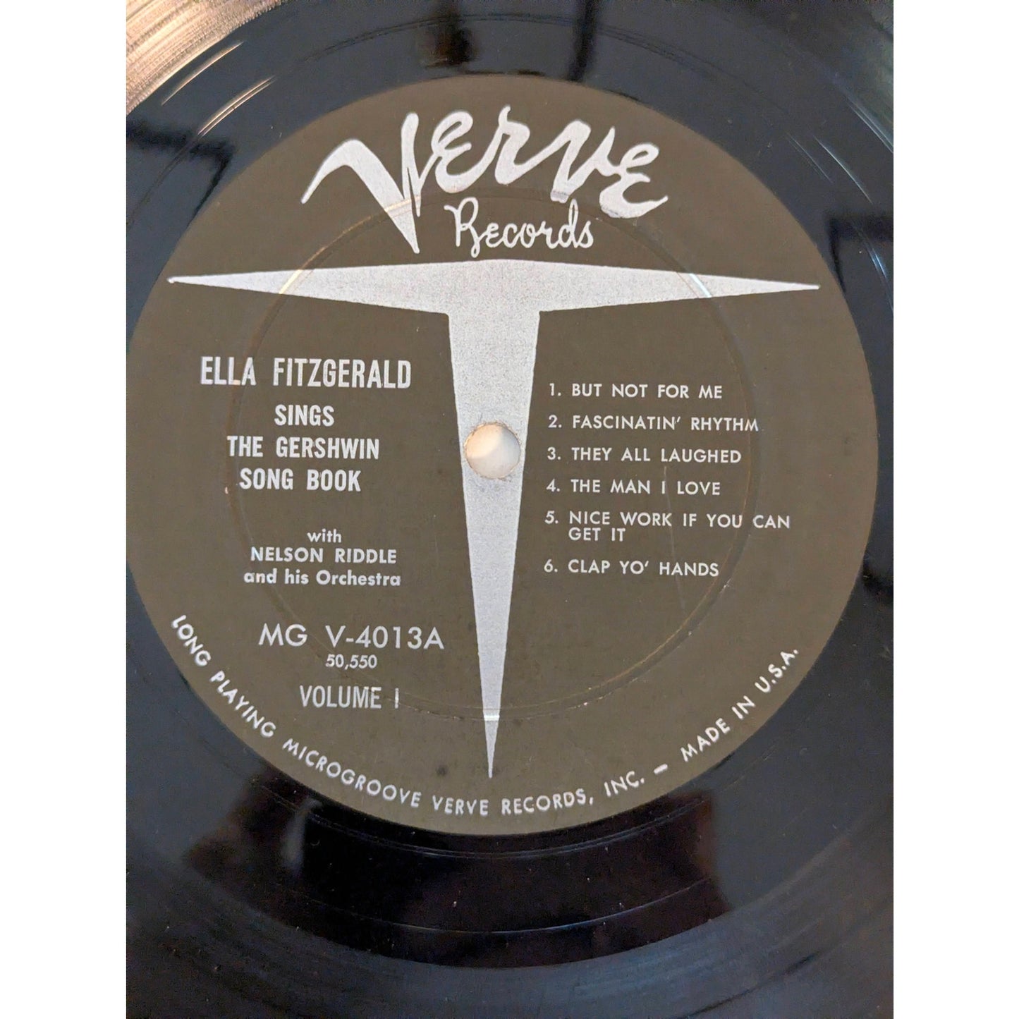 Vintage Ella Fitzgerald  Gershwin Song Book Verve MG V-4029 Volume 1 Vinyl LP