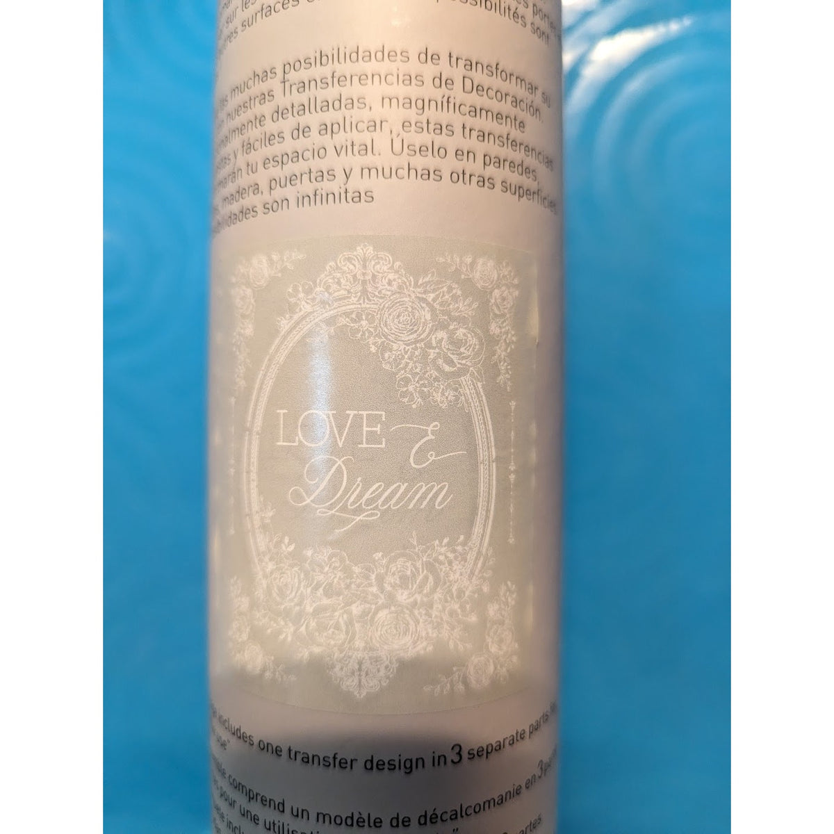 Re-Design by Prima Decor Transfer Sticker kit DRY RUB new Love & Dream 22″x 30″