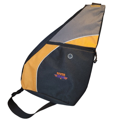Leed's Sling Bag Crossbody backpack River Top logo Yellow Black Sail TRAVEL
