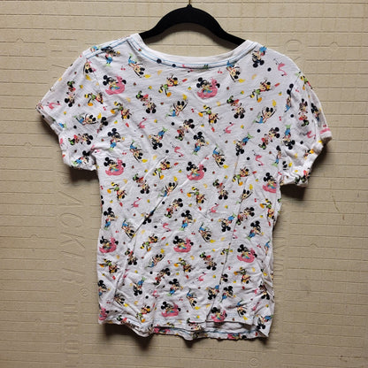 Disney Parks Size Large T-Shirt Womens Mickey Minnie Characters Short Sleeve