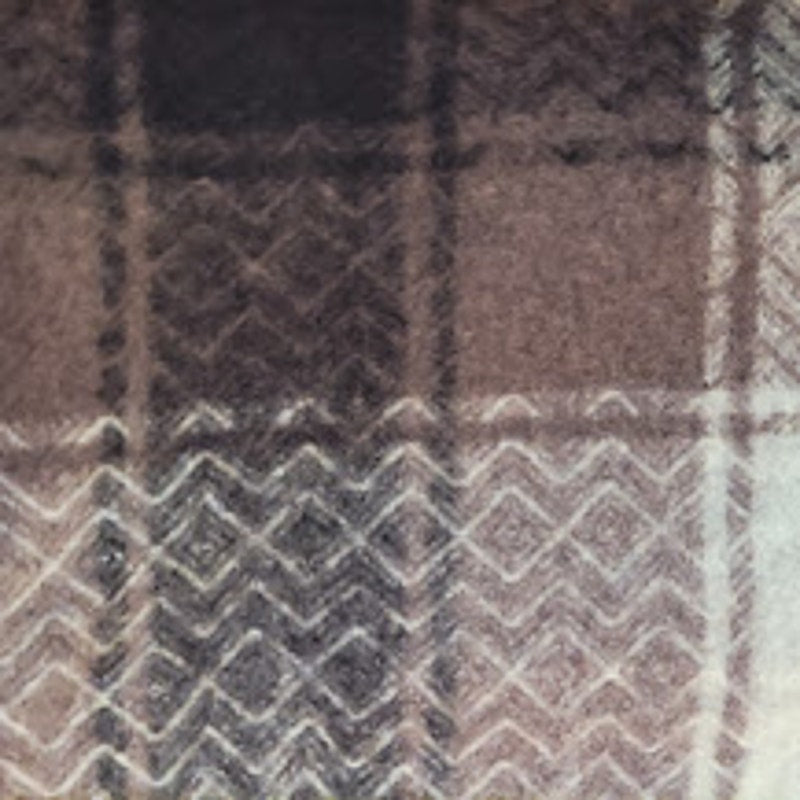 Vintage Morven Rug 100% Virgin Wool Plaid Throw Made in Scotland 32x50 cabin