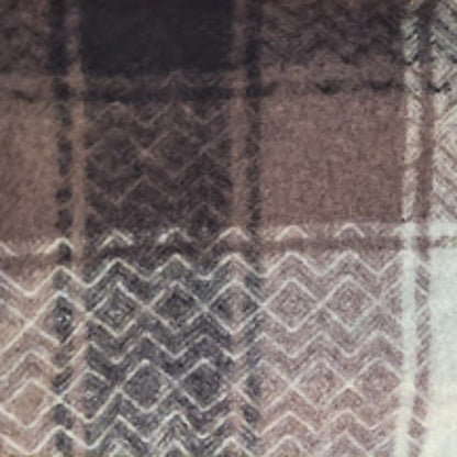 Vintage Morven Rug 100% Virgin Wool Plaid Throw Made in Scotland 32x50 cabin