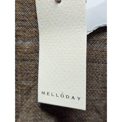 Melloday NWT Women’s Plaid Jacket Cardigan Long in Brown Plus Size Medium TRAVEL