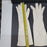 Vintage Women's formal opera length prom cloth gloves white small/ medium