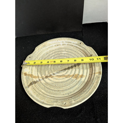 Griffin Pottery Sopchoppy Florida Handmade Art Pottery Plate 11"