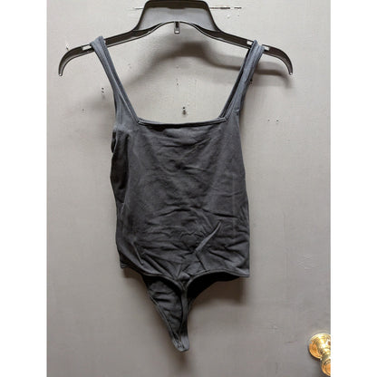 BP. NWT Black Sleeveless Bodysuit Small Layering Sleeveless Straight Neckline