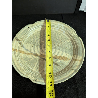 George Griffin Pottery, Sopchoppy Florida Handmade Art Pottery Plate 11"
