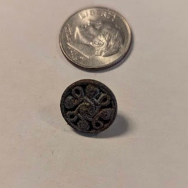 Antique Vintage Button Lot 10 Metal, Shank, Fashion Estate Collector LOT E