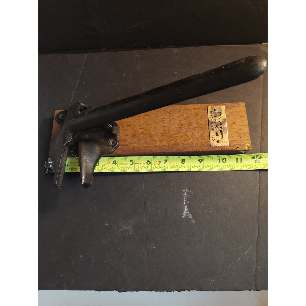 Vintage Carolina Cracker Heavy Duty Cast Iron Wood Nutcracker Farmhouse Rustic