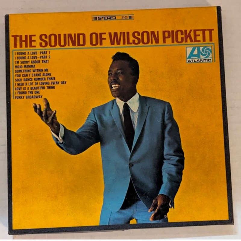 Vintage Wilson Pickett The Sound of Wilson Pickett Stereo Reel-to-Reel Tape 1967
