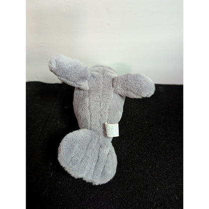 Vintage SeaWorld Manatee Plush Grey Stuffed Animal Souvenir