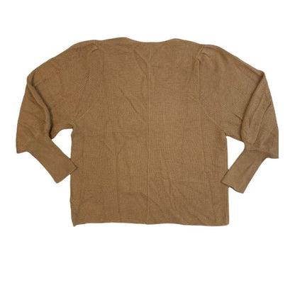 1.STATE NWT Wild Oak Waffle Knit Sweater Top Size MEDIUM NEW