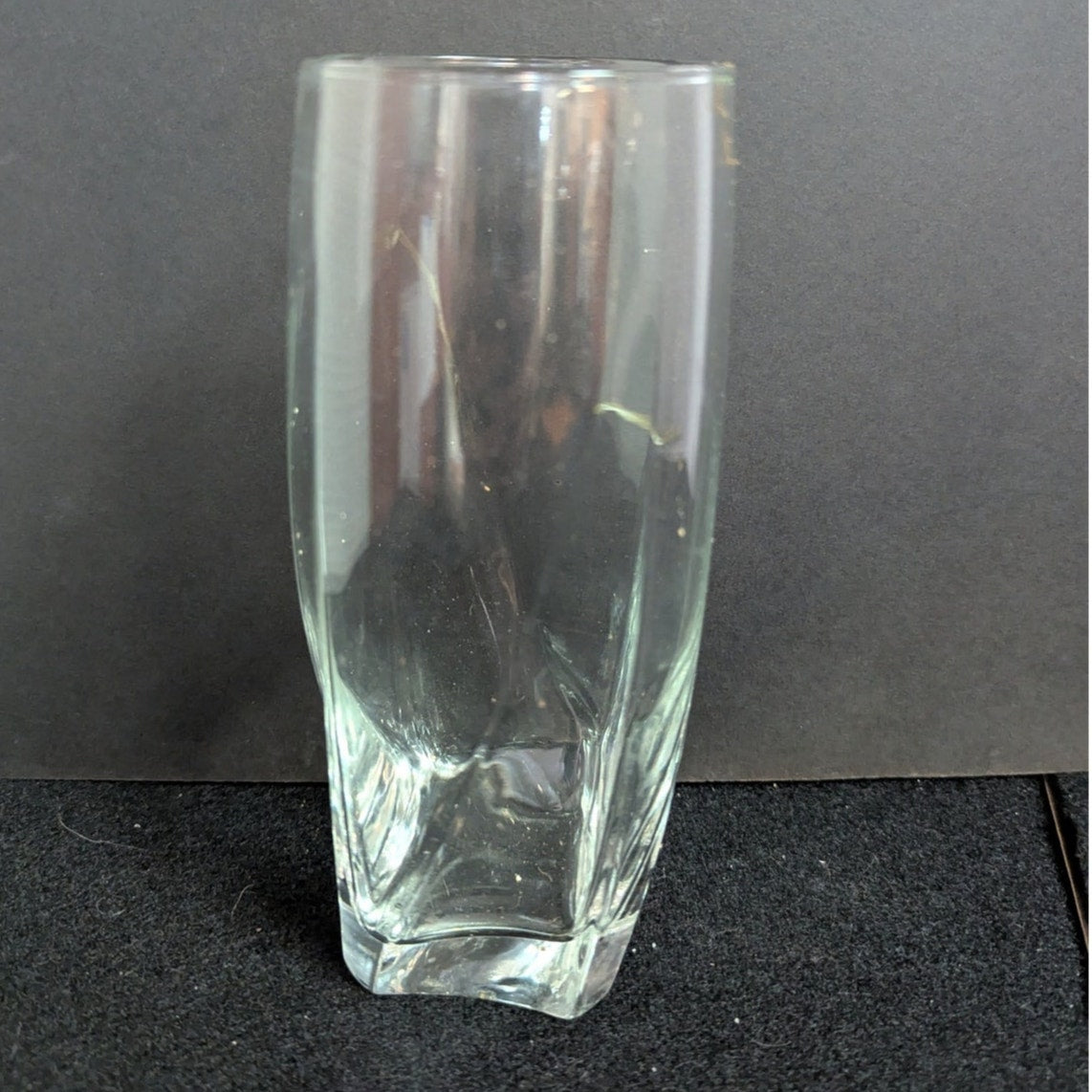 Libbey Nautilus Square Base Iced Tea Tumbler Glasses Vintage Mid-Century 8Pc