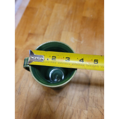 Handcrafted Studio Pottery Forest Green Tall Mug / Tankard