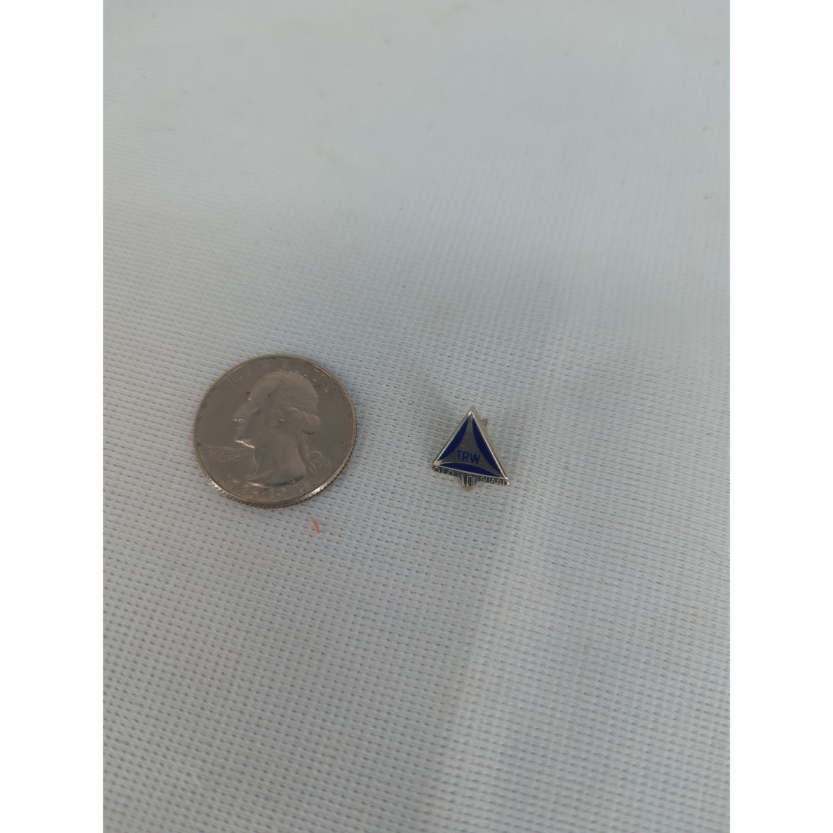 TRW Sterling 10 Year Tie Tack Collectible Lapel Pin