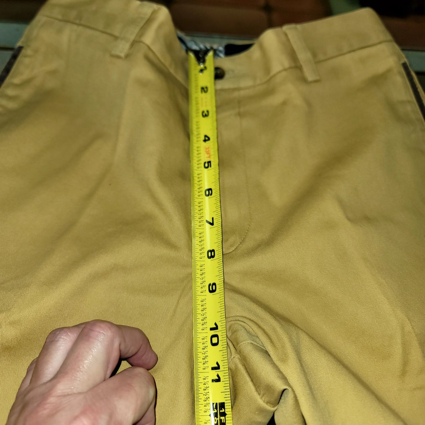 Cotton Twill Suede Pocket trim gold 28" x 38"  Kevin's Plantation $110