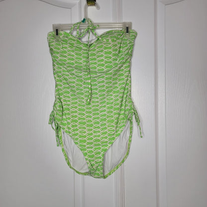 Lilly Pulitzer Size xl Stowaway Ore Fish Stick Rita 1 pc. Swimsuit Bathing