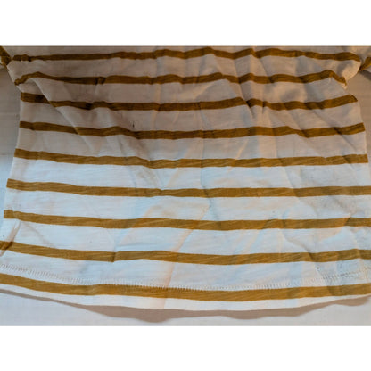 Tucker + Tate Baby Girls Brown White Striped Long Sleeve Shirt 12 Months NWT