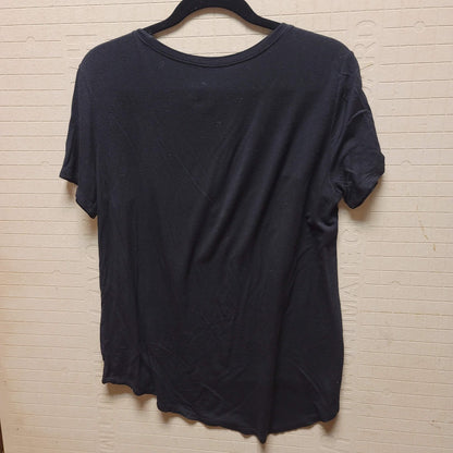 Coca-Cola Size Small Black T-Shirt Short Sleeve Rounded Hem Hi Low
