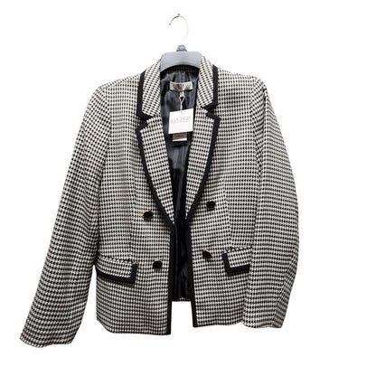 Kasper NWT Houndstooth Checked Blazer with Black Trim 8 Career Casual