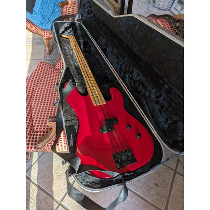 Charvel Red Model 1B Electric Bass Guitar in Hard Case Vintage 86-89 Japan