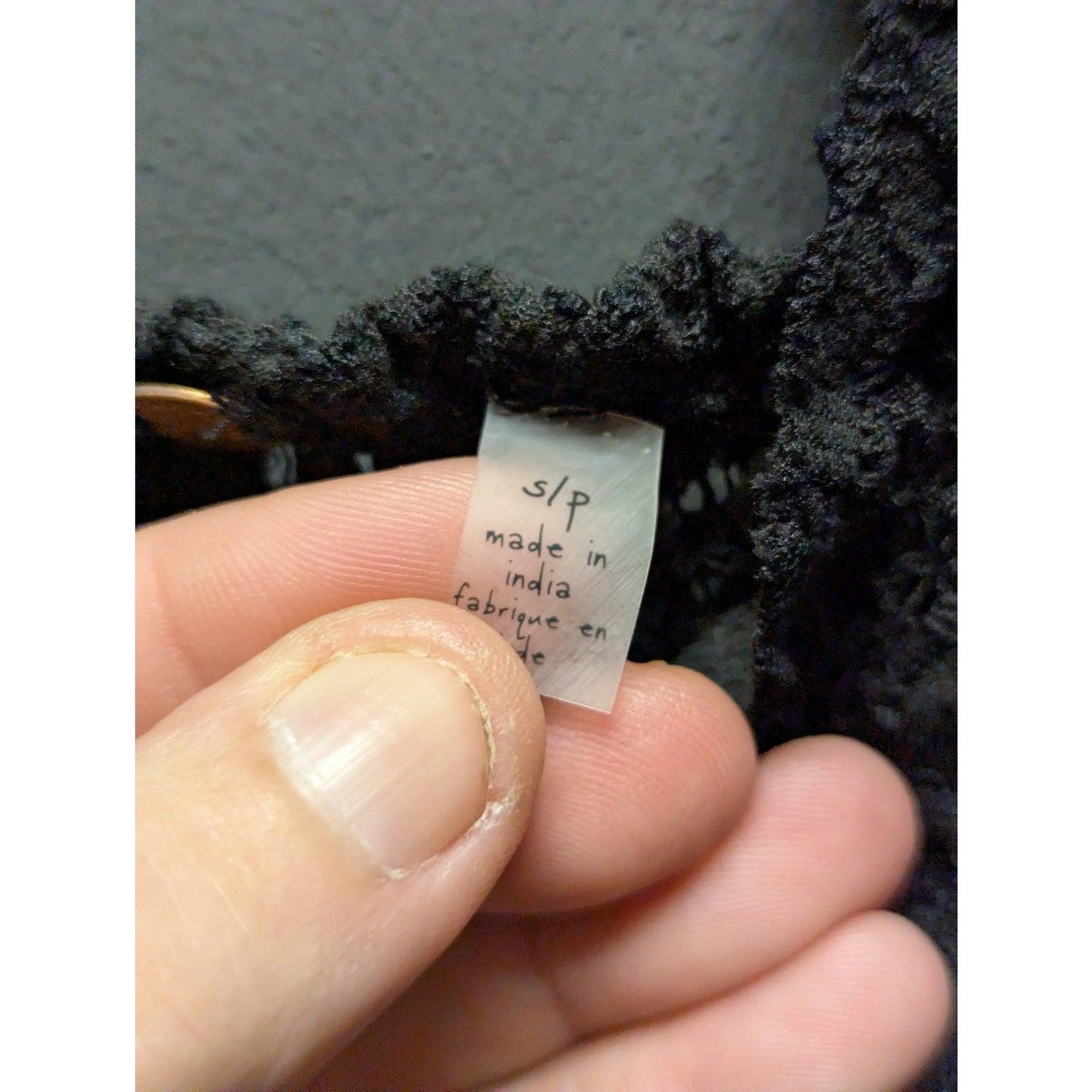 Free People Adella Size Small Black Lace Cami Bralette Top