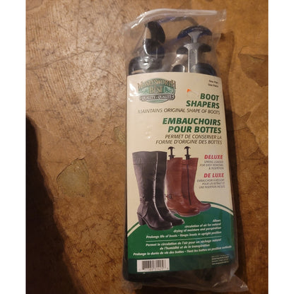 Moneysworth & Best Deluxe Spring Loaded Boot Shapers One Pair NEW