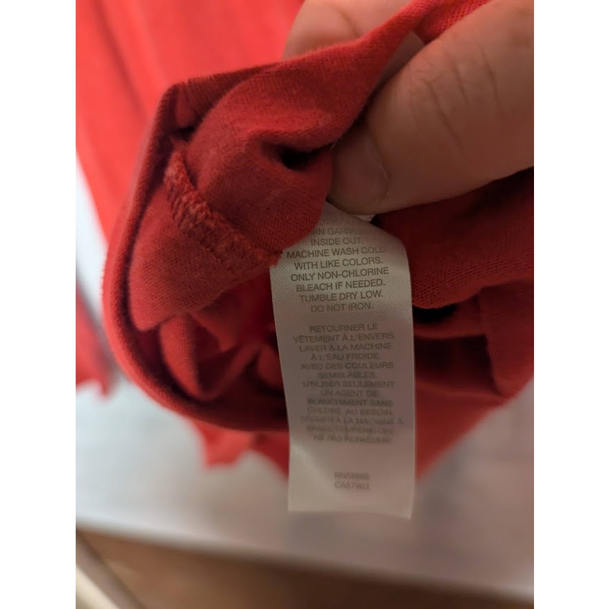 NEW Zella Youth XL ( 14/16) red long sleeve Activewear layering Tee Crew Neck