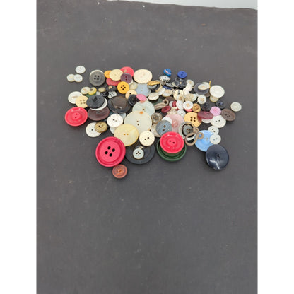 Huge 3 lb Lot Vintage to Modern Miscellaneous Sewing Buttons Craft Mix