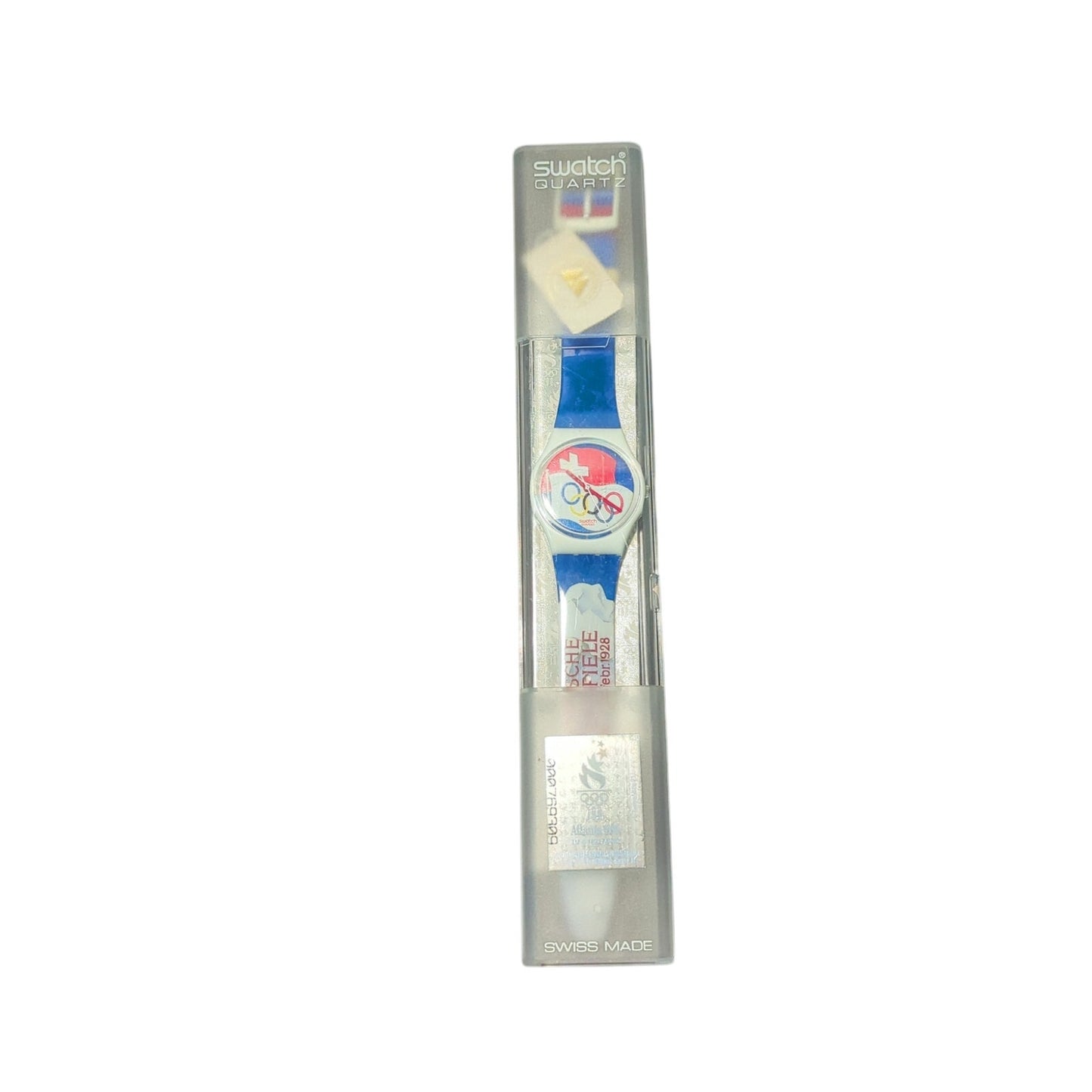 Swatch GZ134 St. Moritz 1928 Watch Atlanta Olympics 1996