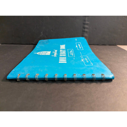Vintage Dome Simplified Home Budget Book Spiral Bound Accounting Ledger Ephemera