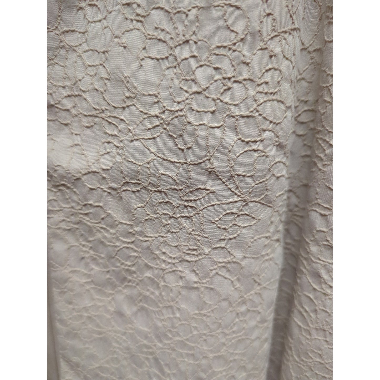 Eileen Fisher Champagne Evening Jacket Cardigan Size Medium Open Front Mandarin