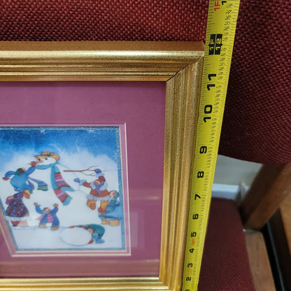 Vintage Barbara Lavallee Alaskan Art Prints Lot of 2 Framed Matted 1990