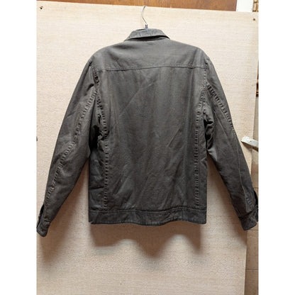 Weatherproof Vintage Men's Small Waxed Sherpa Lined Chore Trucker Jacket Farm