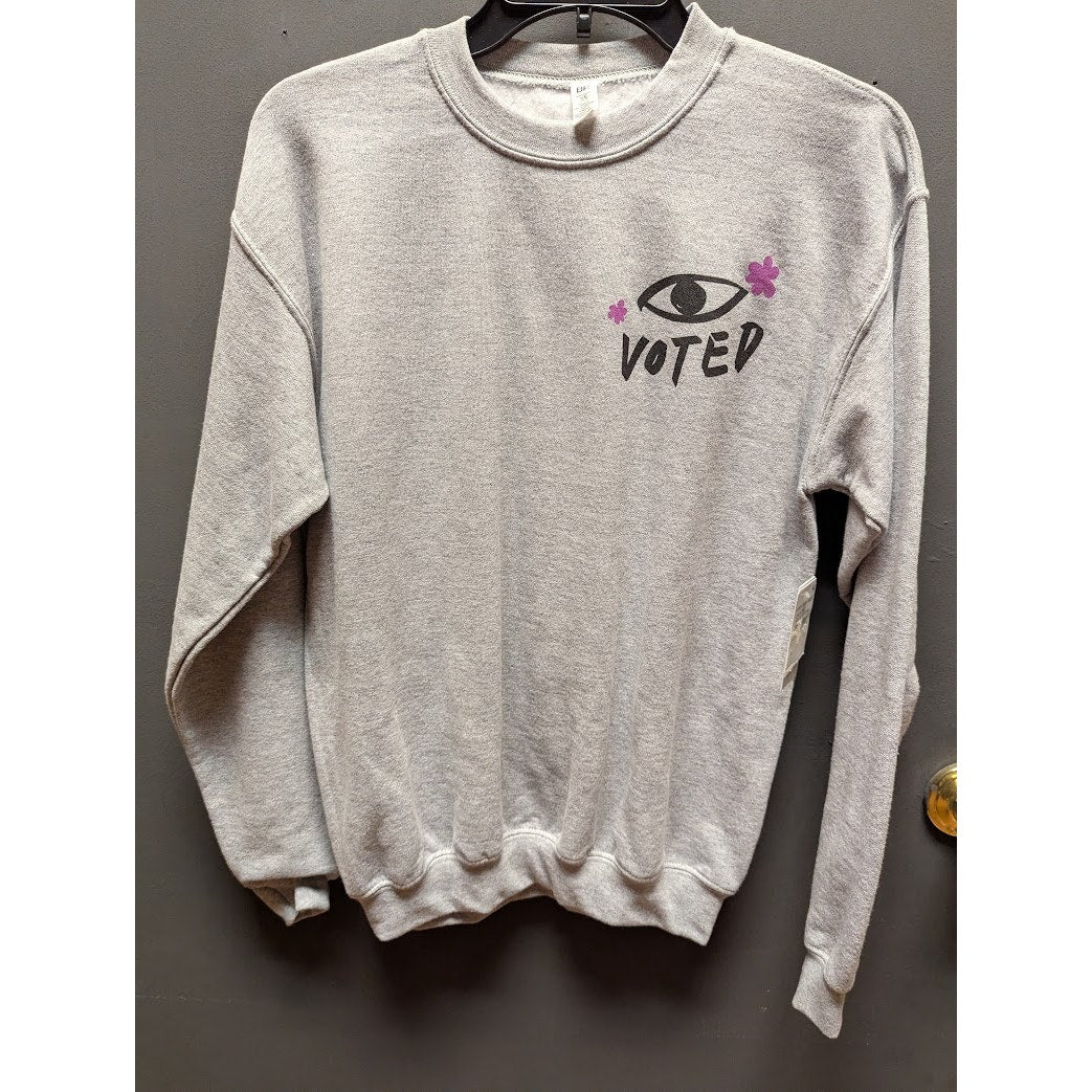 BP. size xs long sleeve sweatshirt Eye Voted crew neck NEW Gray