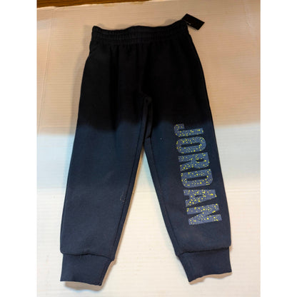 Streetwear Jordan Toddler Boys Black Fleece Logo Jogger Sweatpants NWT 3T