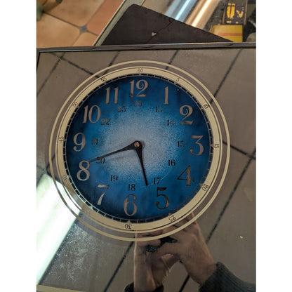 Vintage 1970s Brytone Mechanical Mirror Works Lighthouse Nautical Wall Clock