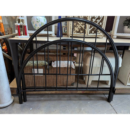 SECONDHAND SANDIES: Antique Metal Bed Arched top headboard footboard