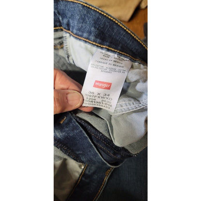 Wrangler Mens Blue Jeans 36" x 34"