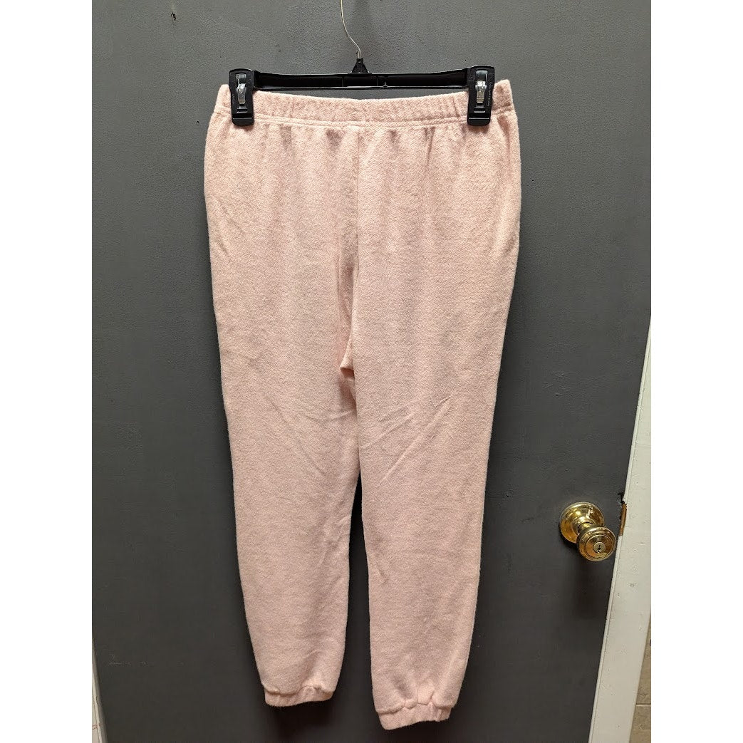Nordstrom 1901 Pink Youth Joggers Sweatpants Large (10-12) Elastic Waist Ankle