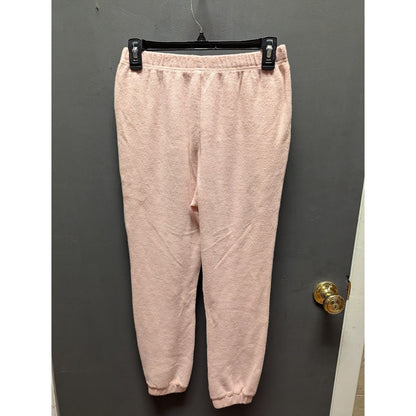 Nordstrom 1901 Pink Youth Joggers Sweatpants Large (10-12) Elastic Waist Ankle