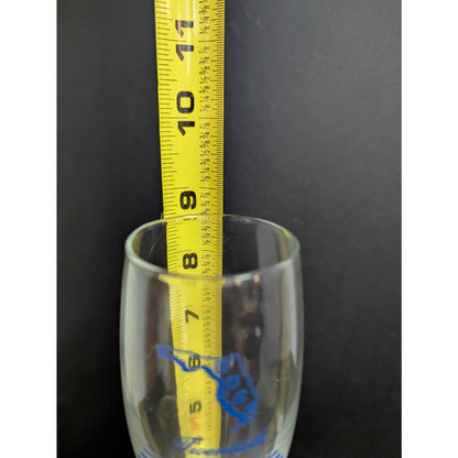 Vintage UUCF Florida 20th Anniversary Champagne Flutes Twisted Stem Glasses Trio