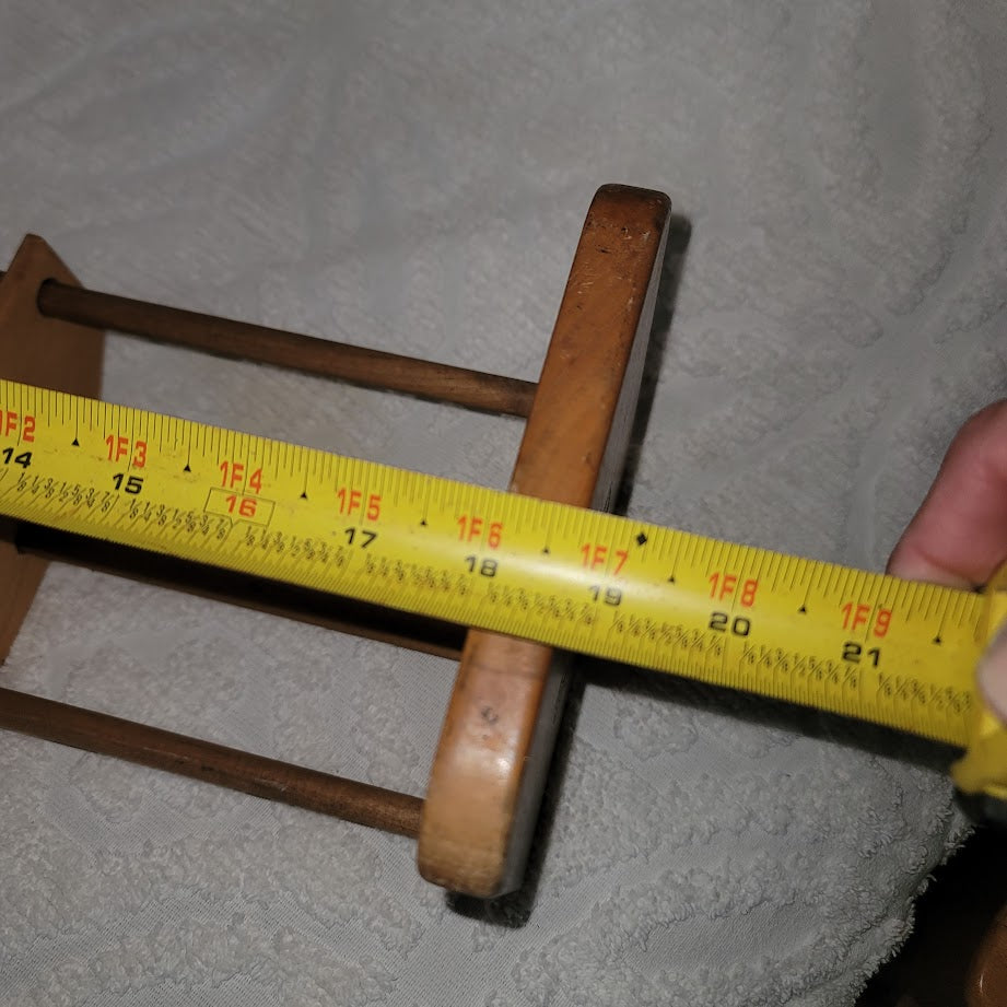 Napa Valley Box Co Wood Adjustable Book CD DVD Holder Rack 19"