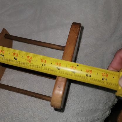 Napa Valley Box Co Wood Adjustable Book CD DVD Holder Rack 19"