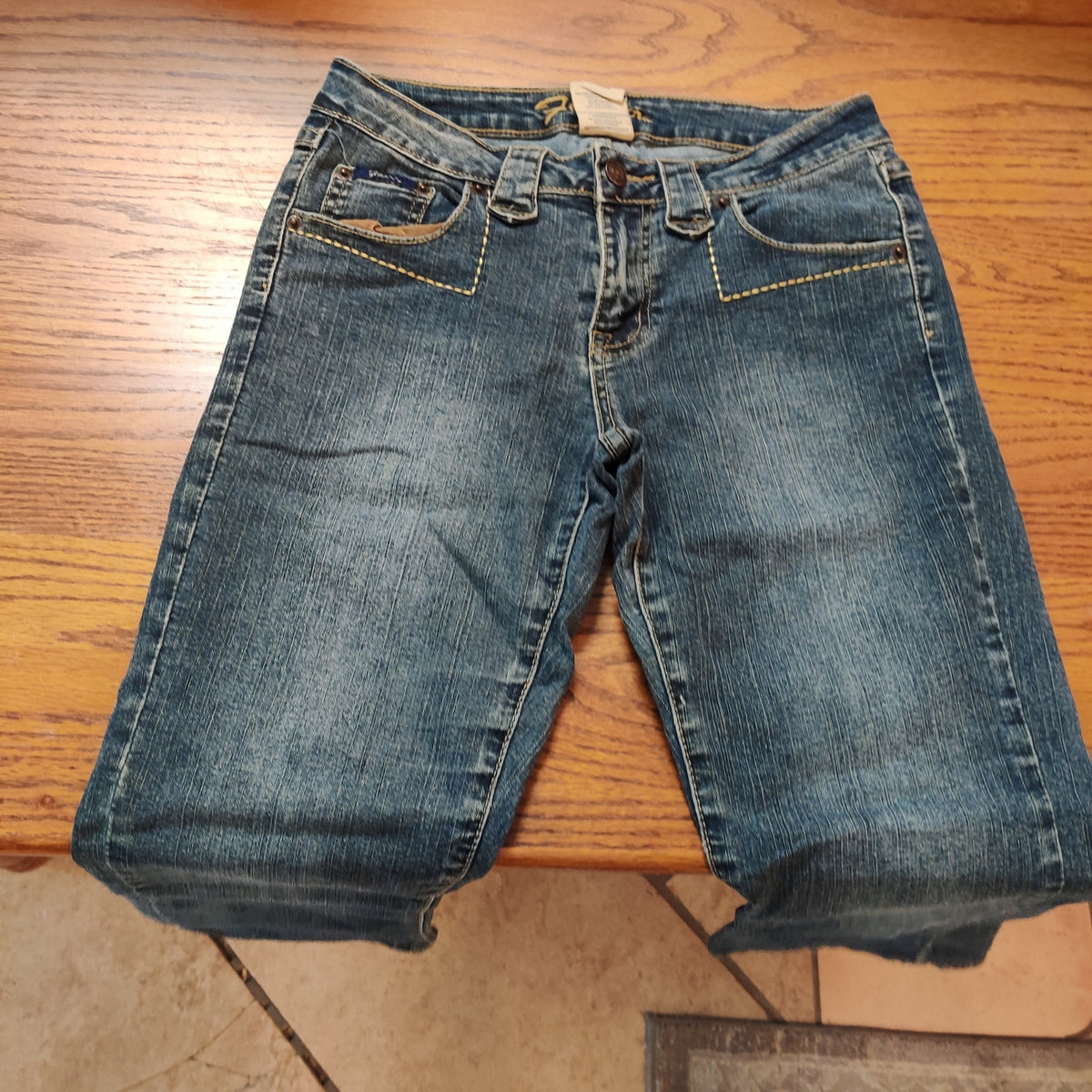 Flavour by Bubblegum Vintage Flare Jeans Blue Denim Retro Y2K Aesthetic Size 4P