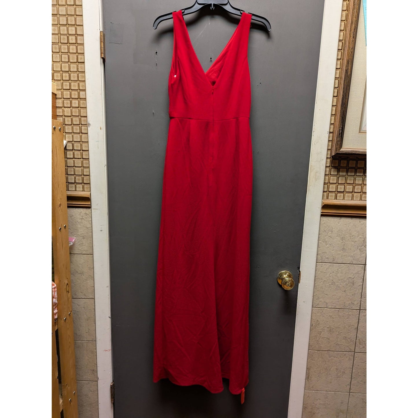 After Six Style No. 6799 Parisian Red Size XS Formal Maxi Dress