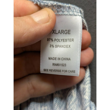 Jaclyn Apparel NEW casual gray/blue drawstring pants Pajama Bottoms PJS XL