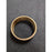 Vintage Brass and Horn bangle bracelet Cream goldtone