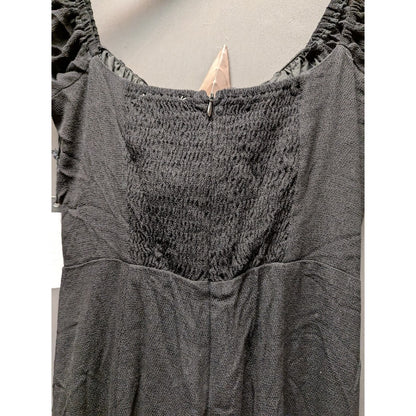 Bonjour Midi Dress ASTR The Label XS Peasant Elastic Back Panel button front
